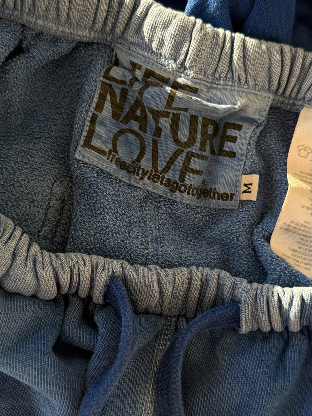 freecity Royal Blue Track Joggers with Pink Logo - Picture 14 of 15